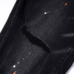 Mens trendy purple jeans 100% cotton Jeans #PU116