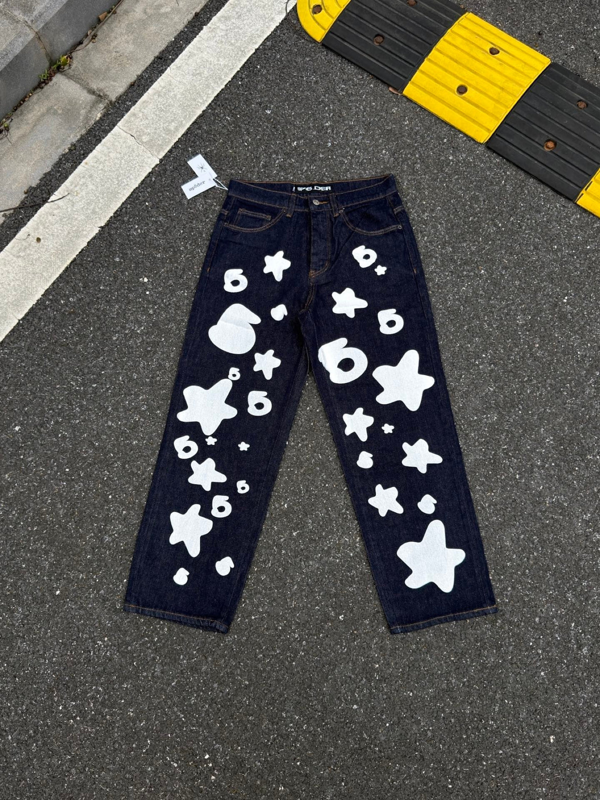 Sp5der Retro Star Jeans