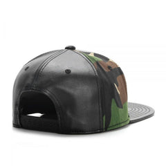 Trendy flat brimmed snapback hatsshade