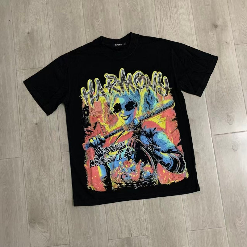 HARMONY T Shirts Street Fashion Brand Hot Diamond