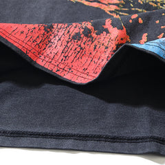 Valeforever Vale T Shirts Washed black with a distressed finish