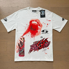 Hellstar T shirts High-street style, pure cotton, loose fit
