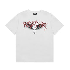 Revenge T Shirts High-quality streetwear with trendy Painted decoration