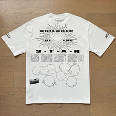 Hellstar T shirts High-street style, pure cotton, loose fit