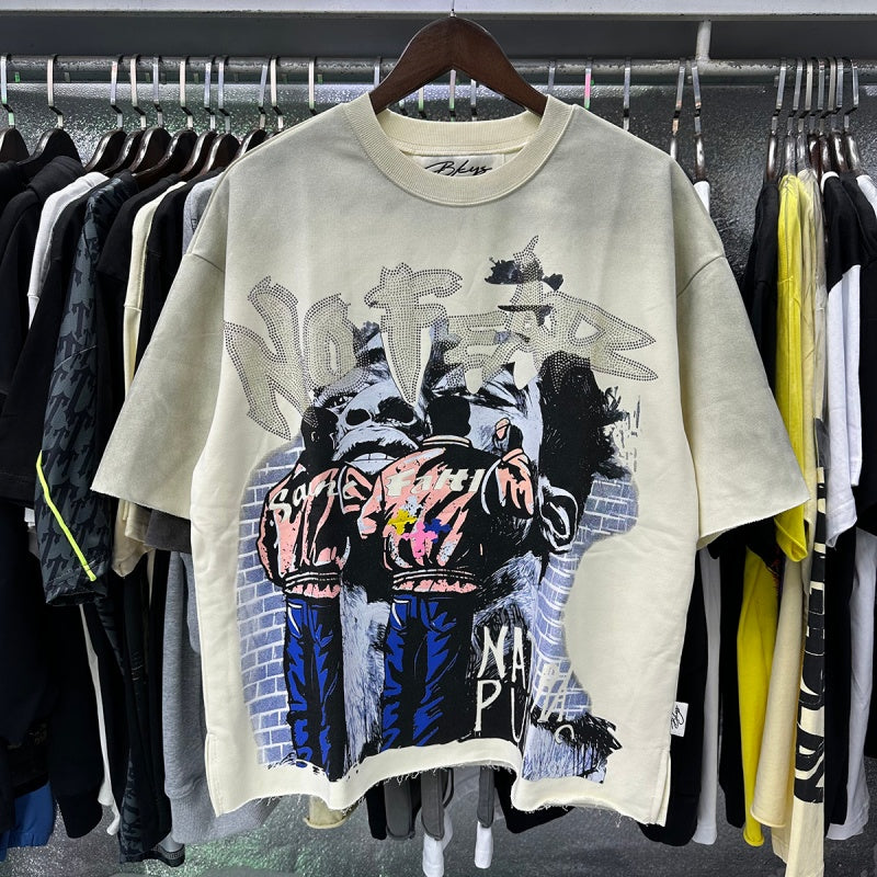 BKYS T Shirts Hot Diamond terry