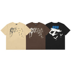 Revenge T Shirts High-quality streetwear with trendy Painted decoration