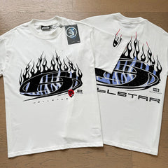Hellstar T shirts High-street style, pure cotton, loose fit
