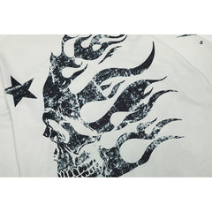 Hellstar Long Sleeve Shirts Hip-hop loose oversize High-quality pure cotton high-street clothing