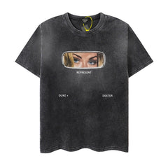 REPRSENT T SHIIRTS DUKE + DEXTER REARVIEW MIRROR High-quality streetwear hip-hop retro and pure cotton