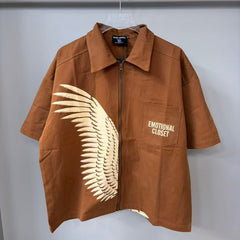 MIXED EMOTION T SHIRTS High-quality streetwear made from 260g pure cotton fabric.