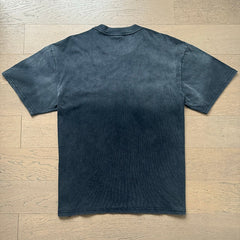 Valeforever Vale T Shirts Washed black with a distressed finish