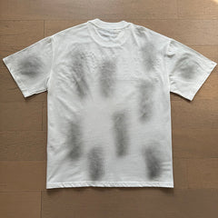 Valeforever Vale T Shirts Washed-look loose-fit cartoon print