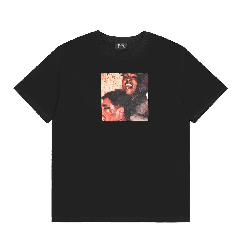 Revenge T Shirts High-quality streetwear with trendy Painted decoration