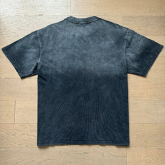 Valeforever Vale T Shirts Washed black with a distressed finish