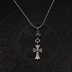 CHH Chrome heart Cross Necklace Male Vintage