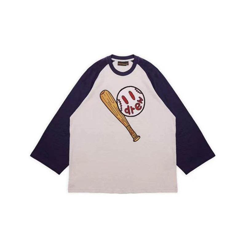 DREW HOUSE Long-sleeved Baseball print