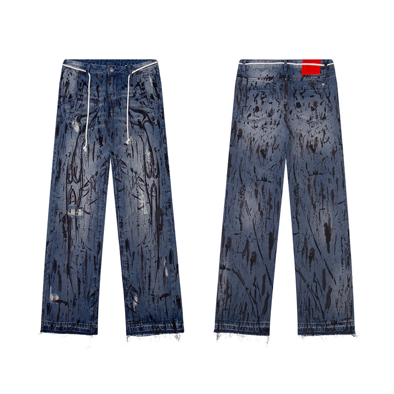 Hellstar Jeans High-quality pure cotton high-street clothing