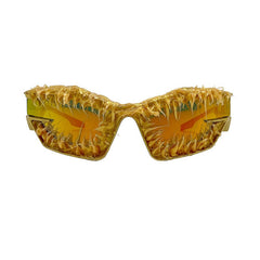 Trendy punk glasses special-shaped epoxy y2k