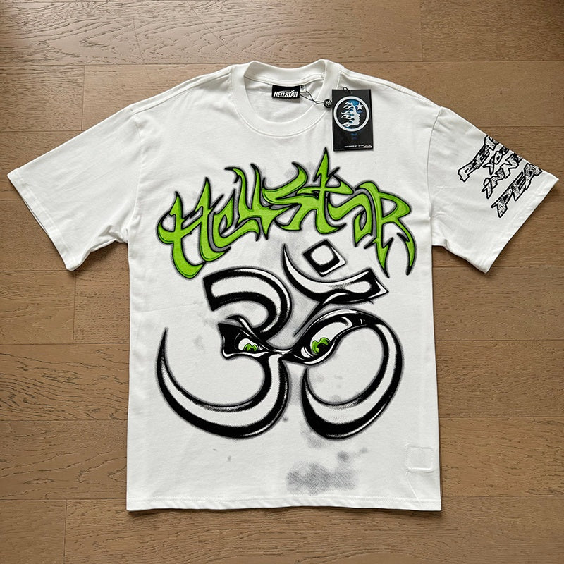 Hellstar T shirts High-street style, pure cotton, loose fit