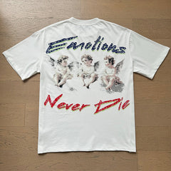 Mixed Emotion New Versatile Short-Sleeve T-Shirt