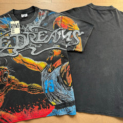 Valeforever Vale T Shirts Washed black with a distressed finish
