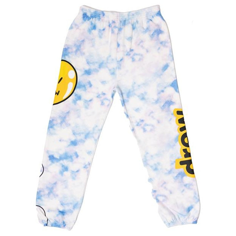 DREW HOUSE Sweatpants Light-colored tie-dye trousers