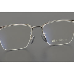 CHH Chrome Hearts Glasses fashion pure titanium dragon pattern carved half frame glasses
