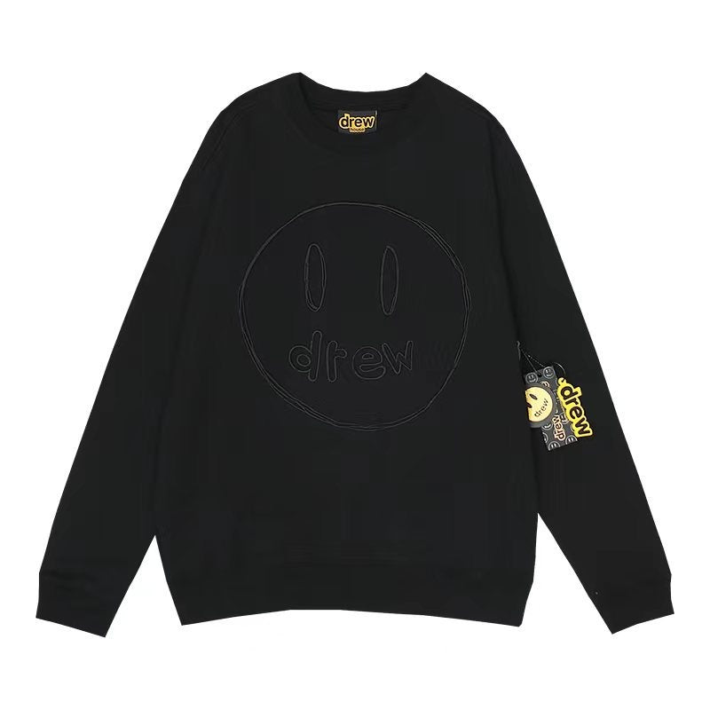 DREW HOUSE Hoodie Three-color embroidered smiley face