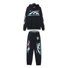 Hellstar Hoodie And Pants Two-Piece Set High-quality pure cotton high-street clothing
