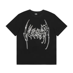 Revenge T Shirts High-quality streetwear with trendy Painted decoration