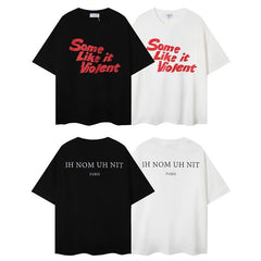 IH NOM UH NIT T shirts High-quality pure cotton streetwear style