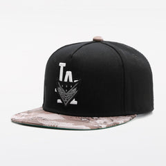 Trendy flat brimmed snapback hatsall year roundneutral